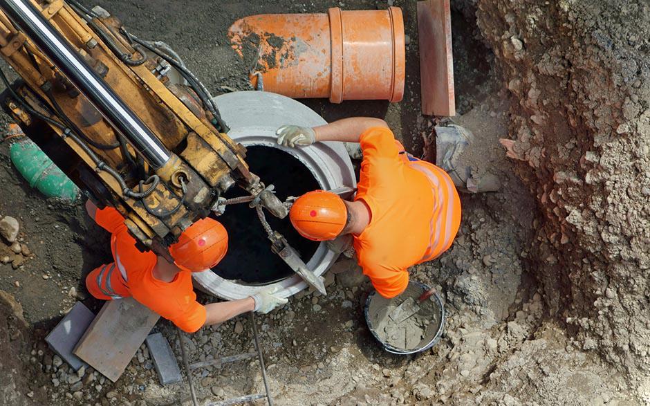 travaux assainissement prix Verneuil-l'Étang